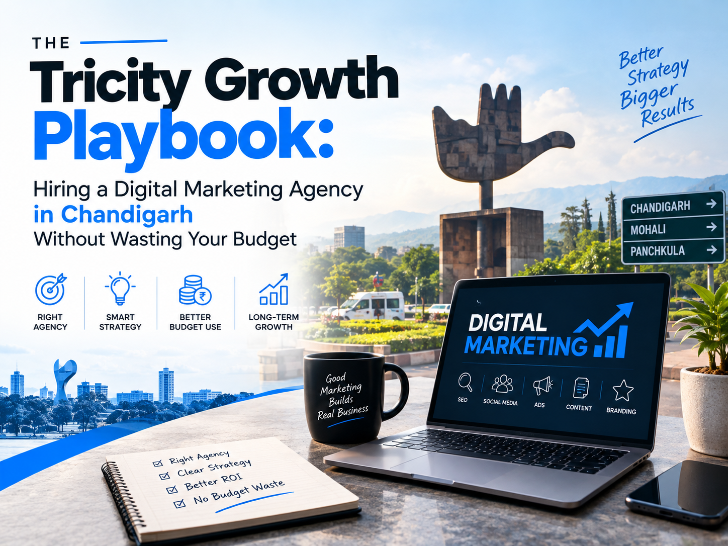 The Tricity Growth Playbook: Hiring a Digital Marketing Agency in Chandigarh Without Wasting Your Budget