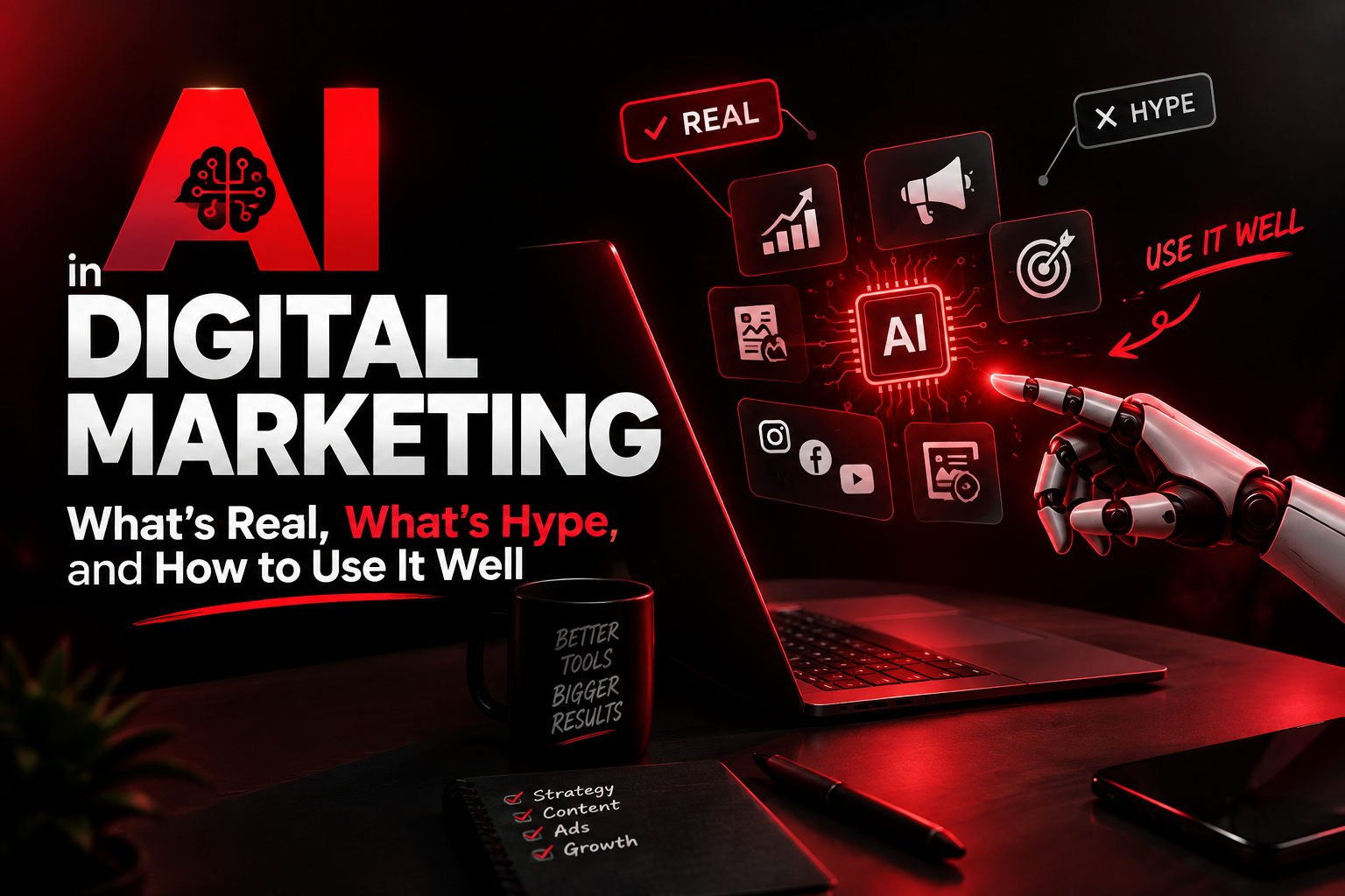 AI in Digital Marketing: What’s Real, What’s Hype, and How to Use It Well